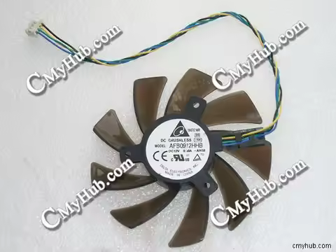 For Delta Electronics AFB0912HHB DC12V 0.50A 8515 8CM 85mm 85X85X15mm 4Pin 4Wire Graphics Cooling Fa