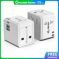 Next U | 045Tc-3P Goddess 3-Port Usb-C Travel Multi-Adapter Plug Supports Usb-A 5V 3A 15W 100-250V 6