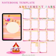 數碼 Notebook template : Amusement park