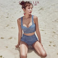(Vietnam) Women's 2-Piece Bikini Beach Swimsuit (1 Set Bra and Panties) CroCA I Trang Miu Gym