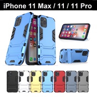 iPhone 11 Pro Max / iPhone 11 Pro / iPhone 11 Rugged Iron Man Smart Stand Phone Case Casing Cover