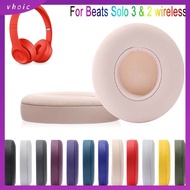 Replacement Ear Pads Compatible for Beats Solo 2 Solo 3 - Replacement Ear Cushions Memory Foam Earpa