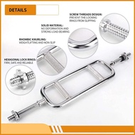 บาร์เบลล์,แถบโค้ง ริงบาร์ อุปกรณ์โครงแหวน กริ๊ปคู่ ชุบโลหะด้วยไฟฟ้า ยกน้ำหนัก barbell bar สำหรับเล่น