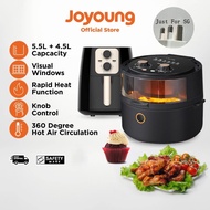 Joyoung  4.5L l 5.5L Visual Air Fryer Electric Non-Stick Frying l Baker l Toaster l Grill l Safety Mark 九阳空气炸锅
