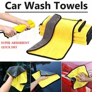 Microfiber Car Wash Towel Cloth Car Cleaning Dry Cloth Super Soft Car Wash Cloth Care Cloth Coral Fl