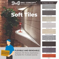 SMJ CONCEPT® Soft Flexible Tiles (LARGE) | Versatile Wall Panels For Indoor & Outdoor Spaces