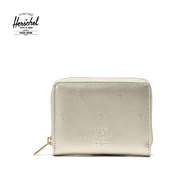 Herschel Tyler Vegan Leather Rfid Wallet Champagne Metallic Floral Us Os