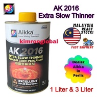AIKKA AK2016 2K THINNER EXTRA SLOW 1 LITER & 3 LITER