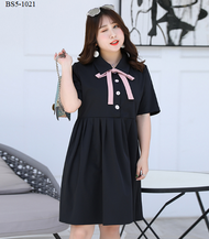 Đầm sơ mi babydoll dễ thương bigsize - BS5-1021