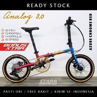 Pacific ANALOG 3.0 Chromoly Sepeda Lipat Folding Bike