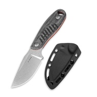 Kizer Hare 3.14" Nitro-V Micarta G10 Fixed Blade Knife 1077A2