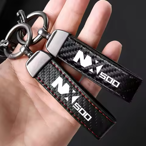 For HONDA NX500 NX 500 N 500X CB500X CB 500X N500X Motorcycle Carbon Fiber Patterned leather rope Ke