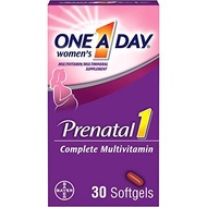 One A Day Women's Prenatal 1 Multivitamin including Vitamin A, Vitamin C, Vitamin D, B6, B12, Iron, 