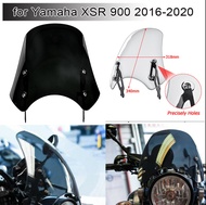 UltrasupplierสำหรับYamaha XSR900 XSR 900 2016 2017 2018 2019 2020กระจกรถจักรยานยนต์กระจกรถยนต์กันลมD