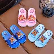 Authentic PAW PATROL Summer Children's Slippers Boys and Girls Non-slip Beach Shoes Indoor Bathroom Slippers