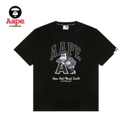 [Readystock] Aape Flagship Store Men's Spring Ape-Man Letter Print Casual Trendy Short-Sleeved T-Shi