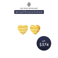 [Spring &amp; Romance Exclusive] Lee Hwa Jewellery 916 Gold Sweetheart Earrings