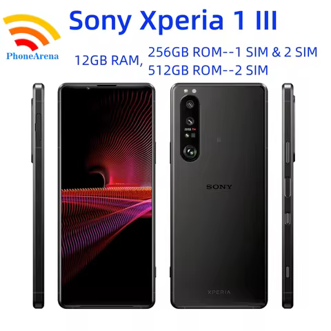 Sony Xperia 1 iii 1iii 12GB RAM 256/512GB ROM Original 6.5" OLED Snapdragon Fingerprint NFC Unlocked