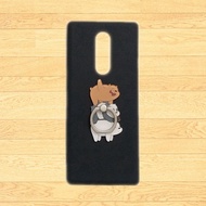 Phone Case For Sony Xperia 1 II 5 III 10 L4 PRO-I XQ-BE42 L3 XZ4 8 Lite Plus IV 3D Lovely Panda Bear