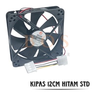 12CM BLACK STD 12V FAN 12CM CPU FAN 12CM CASING FAN