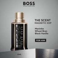 น้ำหอมผู้ชาย BOSS The Scent Magnetic For Him Eau De Parfum - Maninka Fruit Wheat Bran Black Vanilla