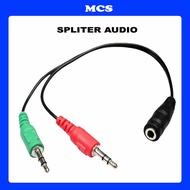 Audio + MiC Aux Splitter Cable