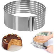 6-12inch Adjustable Stainless Steel Cake Slicer Mold Bakeware Cutter Cake Ring Baking Cake Tools Bre