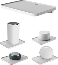 NOTMBESTM Universal Wall Mount Holder for Google WiFi Fit for TP-Link Deco/Eero/Nest WiFi System Compatible with Small Speaker Mount Shelf Bracket for Echo Devices/Homepod Mini/Sonos