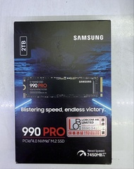 Samsung 990 PRO 2TB PCIe 4.0 NVMe M.2 SSD  未開盒