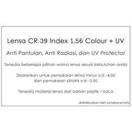 SV. CR-39 Index 1.56 Color + UV Protector