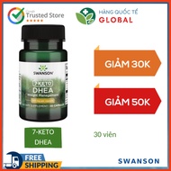 [Global] SWANSON 7-KETO DHEA 30 tablets, Weight control support for adults