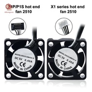 abongsea 2510 Fan For Bambu Lab X1/P1 Hotend Cooling Fan With Cable Rapid Cooling Fan For Bambu X1C 