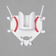 Baseball Dugout Organizer Molded Plastic Softball Dugout Organizer Fence Mount Gear Holder Space-Sav