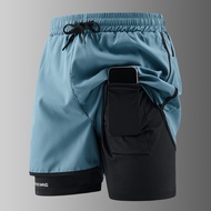 Running Shorts Fake Two Piece Summer Sports Shorts For Men And Women Quick Drying Running Training F