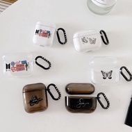 Airpods 1 2 3 Pro Casetify Butterfly Bts and Blvck Design Case