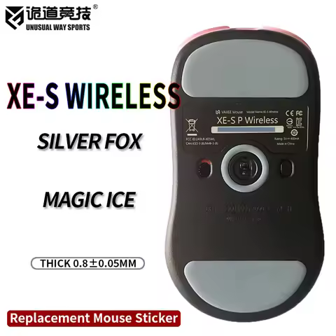 UnusualWaySports Mouse Skates Feet Vaxee XE S Wireless Cambered Surface PTFE Anti Collapse Multilaye