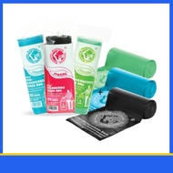 Greenmate Oxo-Biodegradable Rubbish Plastic Garbage Bag Roll 90L