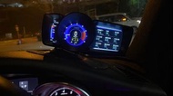 Benz C200安装 自安平顯ActiSafety A600 HUD OBD+GPS 抬頭顯示器 多功能儀錶 行車電腦（繁體版)