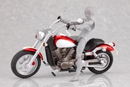 R × R Toy Figma ex ride 007 美國 機車 摩托車 哈雷 美式 1/12 可動 金屬紅