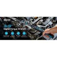 Seesii 3/8" Digital Torque Wrench, ±2% Accuracy 0–220 N·m/0–162 ft-lbs LCD Display,Real-Time & Peak 