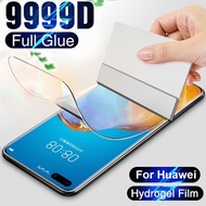 Huawei P40 P30 Pro P20 Lite Mate 30 20 Nova 9 8i 8 7i 7 SE Hydorgel Soft Film Full Cover Screen Protector