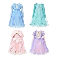 Princess Elsa Dress Children's Costume Queen Elsa Stage Costume Frozen Holiday Dress Up