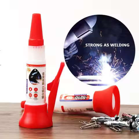 Powerful Solder Quick Dry 5210 Cyanoacrylate Quick Glue High-Strength Oily Welding Super Glue MultiM