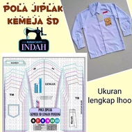 pola jiplak Pola seragam Sekolah SD Pola kemeja SD pola rok SD pola celana Sd