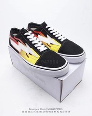 Revenge X Storm 復仇風暴閃電火焰帆布鞋 36-45碼