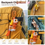 IYRKML Gecko Backpack Charm, Big Eyed Leopard Pattern Leopard Gecko Keychain, Gifts  Printed Cute An