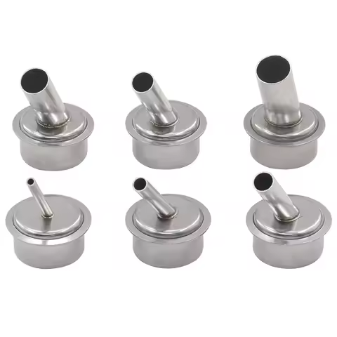 1pcs 45 degree bend nozzle BGA hot air gun straight nozzle hot air gun slant nozzle for QUICK 861DW 