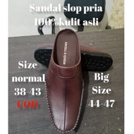 Men's Casual Slippers Shoes PREMIUM Genuine Cow Leather Men's Slippers