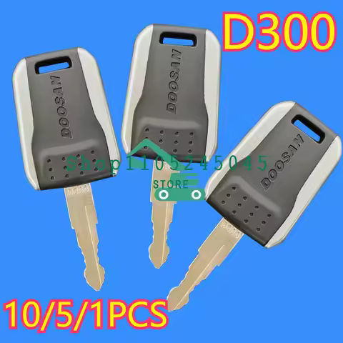 10/5/1PCS for Doosan Daewoo D300 Ignition Starter Keys Excavator Key