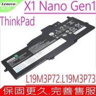 LENOVO 電池(原裝)聯想 L19M3P72 ThinkPad X1 Nano GEN1-20UN000RMH,